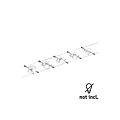 KIT WIRE SYSTEM MACII MAX 5X10W GU5,3 BL photo du produit