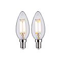 LED FIL FLAMME X2 470LM E14 2700K CLAIR photo du produit