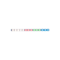 MAXLED RUBAN 1 M RGBW 12 W 24 V ARGENT P photo du produit