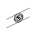 SPOT WIRE CARDAN MAX1X10W GU5,3 NOIR DEP photo du produit