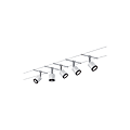 WIRE SYSTEM TUBELED 5X4W BLANC/NOIR/ CHR photo du produit
