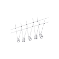 WIRE SYSTEM TUNLED 5X4W BLANC/CHR DEP 23 photo du produit