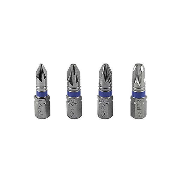 BOITE DE 4 EMBOUTS DE VISSAGE 25MM, photo du produit visuel_1 2XL