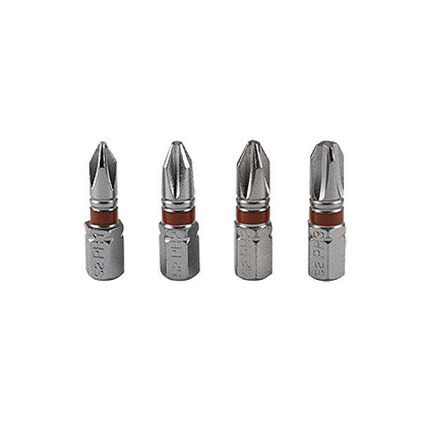 BOITE DE 4 EMBOUTS DE VISSAGE 25MM, photo du produit visuel_1 2XL