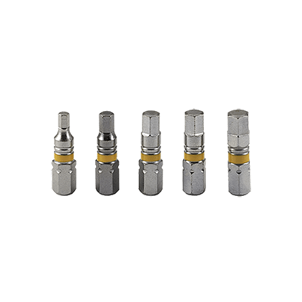 BOITE DE 5 EMBOUTS DE VISSAGE 25MM, photo du produit visuel_1 2XL