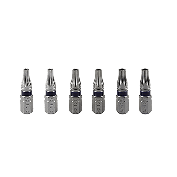 BOITE DE 6 EMBOUTS DE VISSAGE 25MM, photo du produit visuel_1 2XL