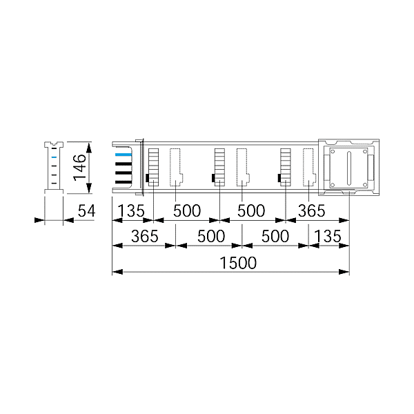 ELEM.DR.250A - 1,5M - 6 FEN. photo du produit visuel_1 2XL