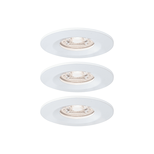 ENC NOVA MINI COIN ROND FIXE IP44 LED 3X4W 310LM BLANC DEPOLI/ALU photo du produit visuel_1 2XL