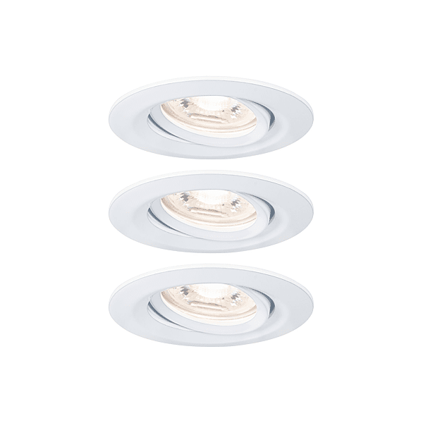 ENC NOVA MINI COIN ROND ORIENTABLE LED 3X4W 310LM BLANC DEPOLI/ALU photo du produit visuel_1 2XL