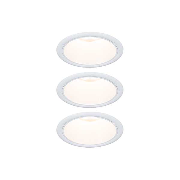ENCASTRE COLE FIXE D.88MM MODULE LED COIN X3 6W 470LM 2700K 3SD BLC/BLC IP44 photo du produit visuel_1 2XL