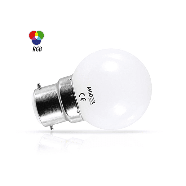 &LED 1W BULB B22 RGB DEPOLI BOITE photo du produit visuel_1 2XL