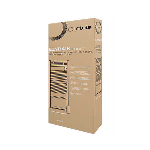 EZYBAIN BOOST RADIATEUR SÈCHE SERVIETTES750 + 1000 W LARGEUR 500 BLANC photo du produit visuel_1 2XL