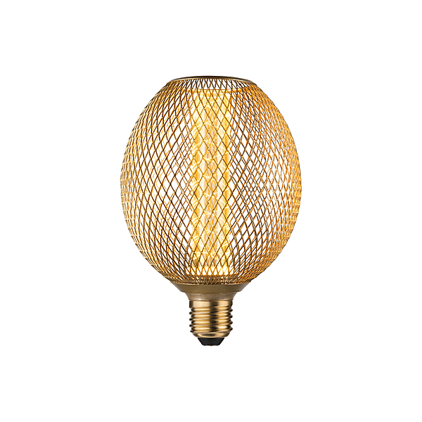 GLOBE LED METALLIC GLOW LAITON SPIRAL E2 photo du produit visuel_1 2XL