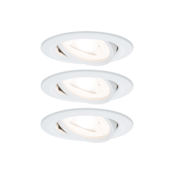 KIT ENC NOVA RD ORIE LED 3STEPDIM 3X6,5W230V GU10 51MM BLANC DEPOLI/ALU photo du produit visuel_1 2XL