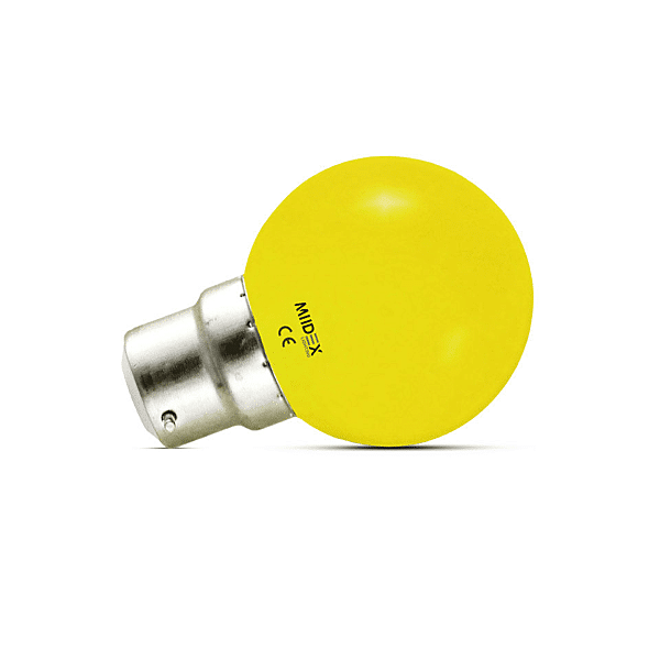 LED 1W BULB B22 JAUNE BOITE photo du produit visuel_1 2XL
