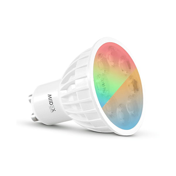 LED 4W GU10 RGB+ BLC 38° photo du produit visuel_1 2XL