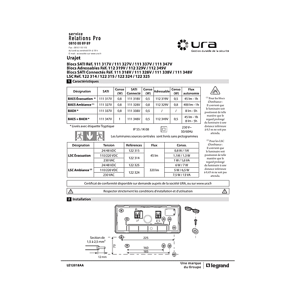 LSC URAJET ET AMB 110/230 photo du produit visuel_1 2XL