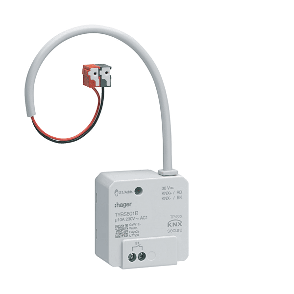 MICROMODULE KNX FILAIRE 1 SORTIE 10A ON/OFF, EASY/ETS, FONCTION KNX SECURE photo du produit visuel_1 2XL