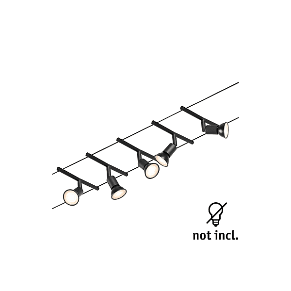 WIRE KIT SALT MAX5X10W GU5,3 NOIR MAT/CH photo du produit visuel_1 2XL