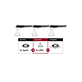ENC CHOOSE KIT 3 GU10 NON-DIM 3X6,5W 450 photo du produit visuel_6 S