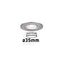 ENC NOVA MINI COIN ROND FIXE IP44 LED 1X4W 310LM ACIER BROSSE/ALU photo du produit visuel_6 S