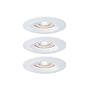 ENC NOVA MINI COIN ROND FIXE IP44 LED 3X4W 310LM BLANC DEPOLI/ALU photo du produit visuel_1 S