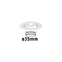 ENC NOVA MINI COIN ROND ORIENTABLE LED 1X4W 310LM BLANC DEPOLI/ALU photo du produit visuel_6 S
