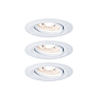 ENC NOVA MINI COIN ROND ORIENTABLE LED 3X4W 310LM BLANC DEPOLI/ALU photo du produit visuel_1 S