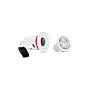 KIT BBC 6W SUPPORT SPOT BBC ROND BLC FIXE + GU10 DIM 3000K photo du produit visuel_1 S