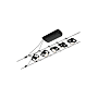 KIT WIRE MACII MAX5X10W GU5,3 NOIR MAT/C photo du produit visuel_1 S
