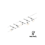 KIT WIRE SALT MAX5X10W GU5,3 CHROME MAT/ photo du produit visuel_1 S