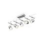 KIT WIRE SYSTEMS CC CONE MAX5X10W CHROME photo du produit visuel_6 S