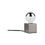 LAMPE à POSER KURA MAX1X20W E27 GRIS ACI photo du produit visuel_2 S