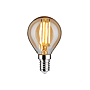LED SPHERIQUE 430LM E14 4,7W DORE GRA 25 photo du produit visuel_1 S