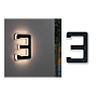 NUMERO DE MAISON EXTERIEUR SOLAIRE 3 BAT photo du produit visuel_9 S
