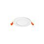 SLIMY DOWNLIGHT DIAM 120MM BLC 6W 3 photo du produit visuel_2 S