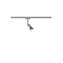 SPOT SYSTEME URAIL PURE II MAX. 1X10W GU10 CHROME MAT/CHROME 230V MET/SYN photo du produit visuel_3 S