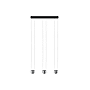 SUSPENSION ALDAN GRAD LED 3X9W NOIR/ALU photo du produit visuel_1 S