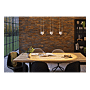 SUSPENSION ALDAN GRAD LED 3X9W NOIR/ALU photo du produit visuel_3 S