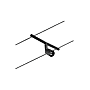WIRE SPOT SALT MAX1X10W GU5,3 NOIR MAT/C photo du produit visuel_1 S