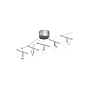 WIRE SYSTEM SET SHEELA MAX 5X10W GU5,3 C photo du produit visuel_4 S