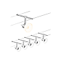 WIRE SYSTEM SET SHEELA MAX 5X10W GU5,3 C photo du produit visuel_6 S
