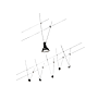 WIRE SYSTEM SIMPLE MAX 5X10W GU5,3 CHROM photo du produit visuel_7 S