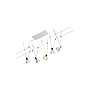 WIRE SYSTEM SIMPLE MAX 5X10W GU5,3 CHROM photo du produit visuel_4 S